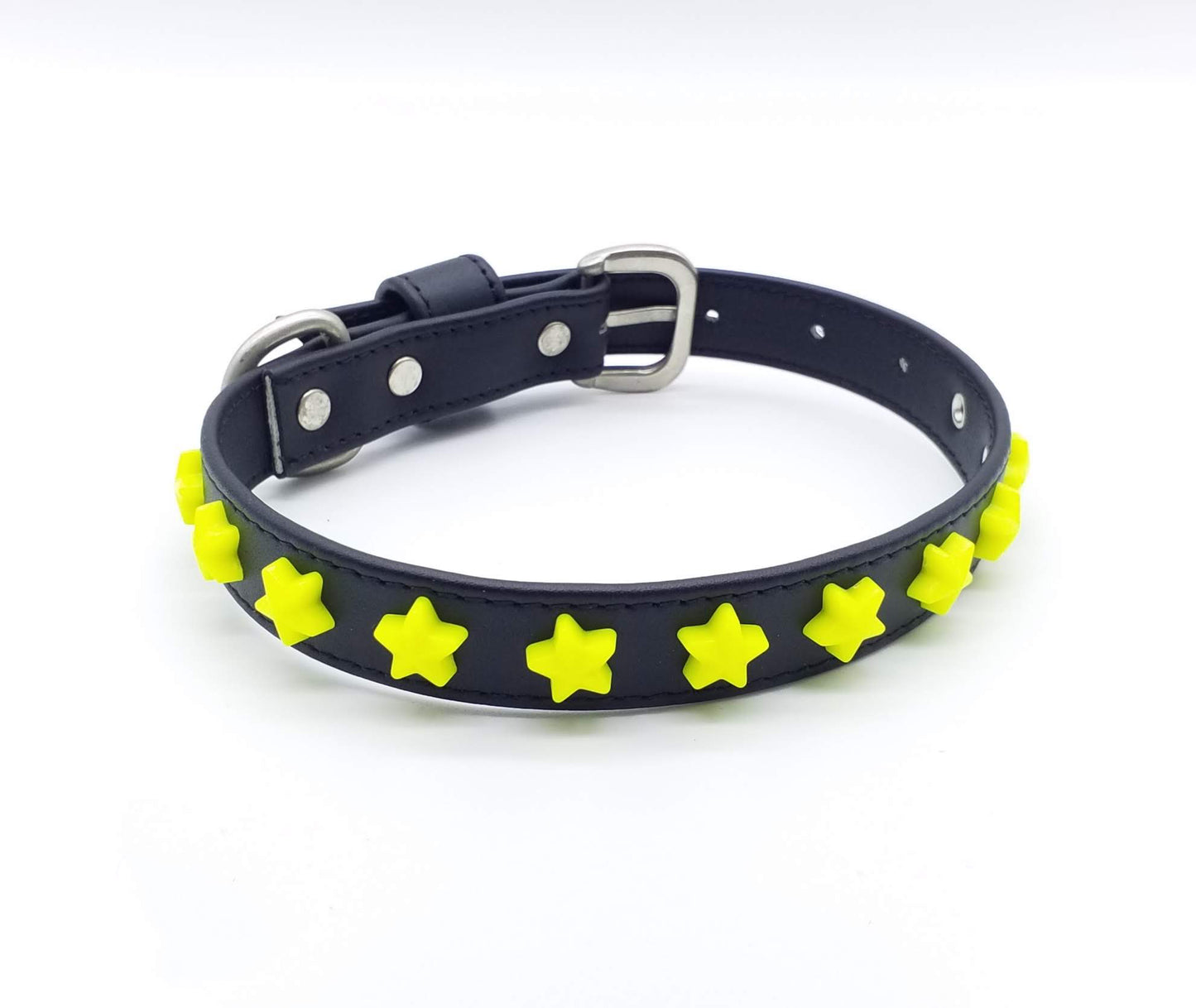 Collare in Ecopelle con Stelle