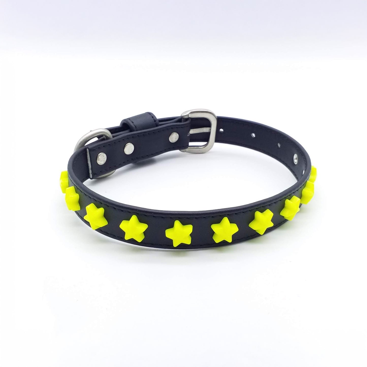 Collare in Ecopelle con Stelle
