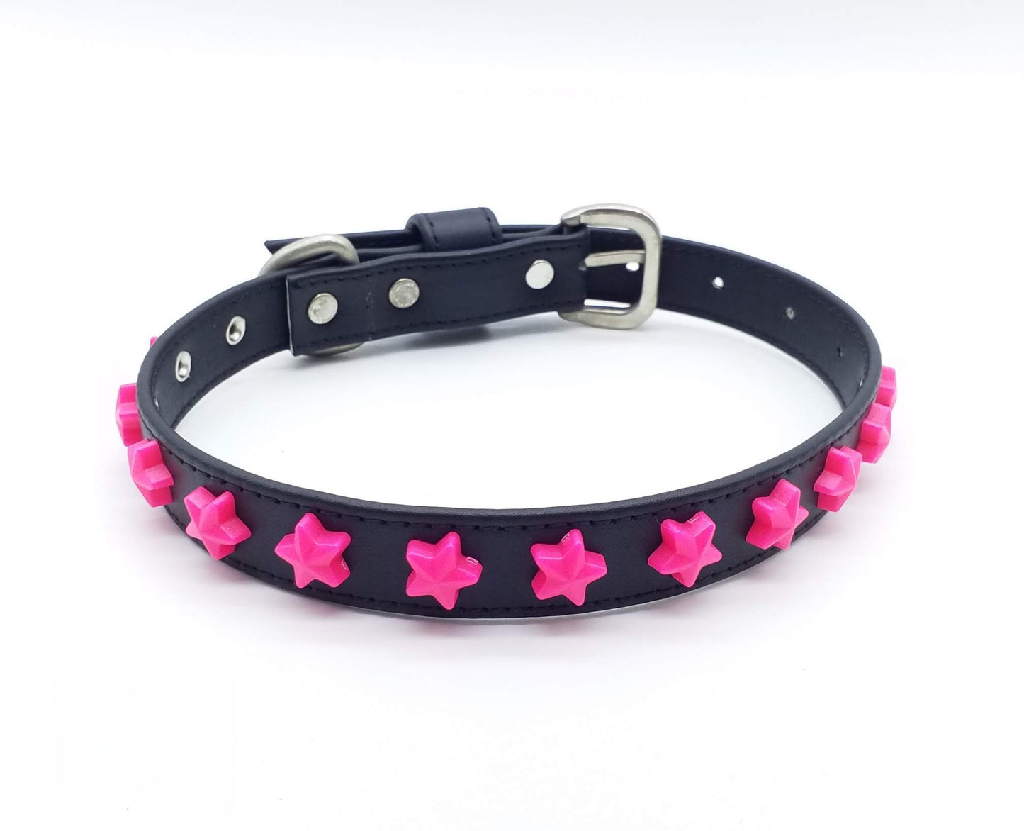 Collare in Ecopelle con Stelle