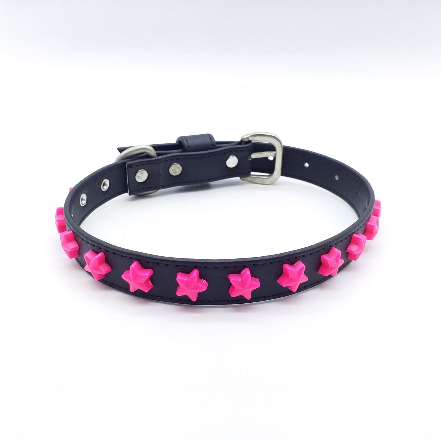 Collare in Ecopelle con Stelle