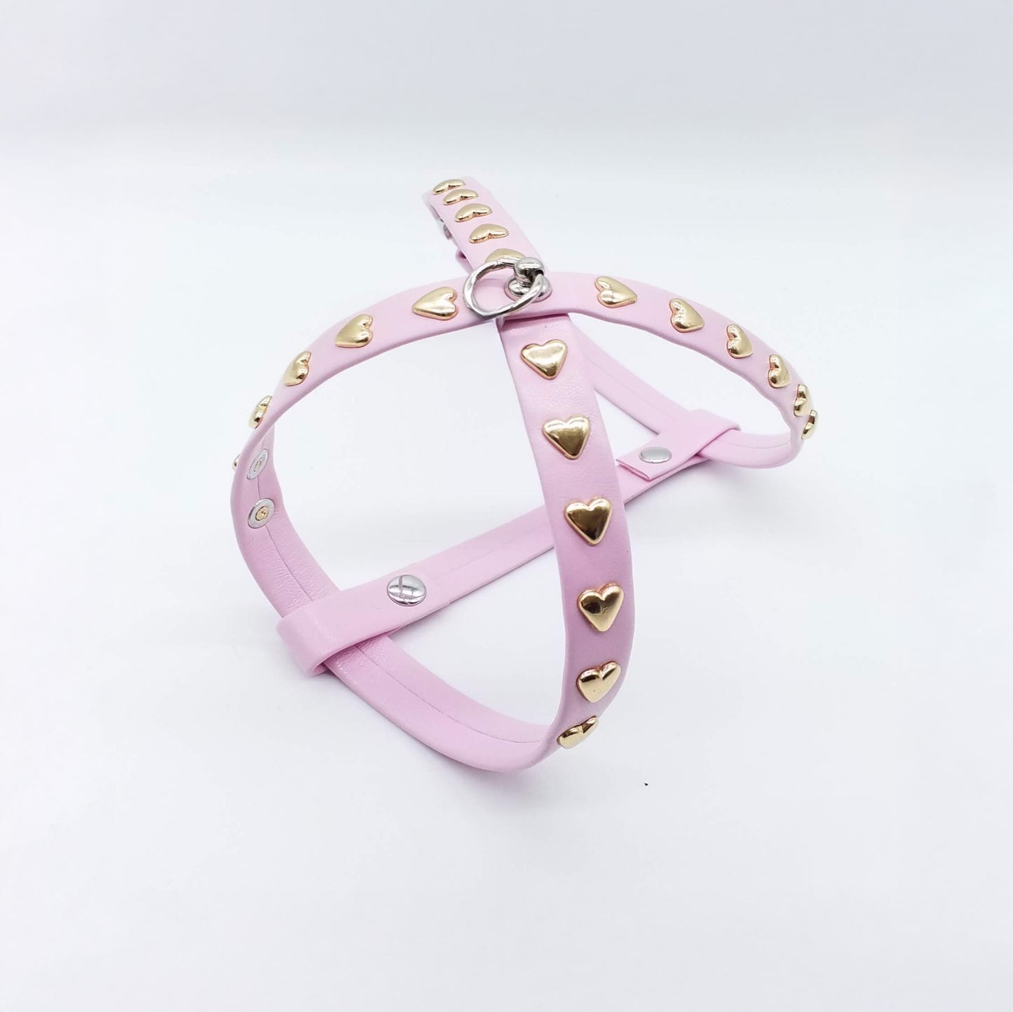 Pettorina in Ecopelle con Cuori