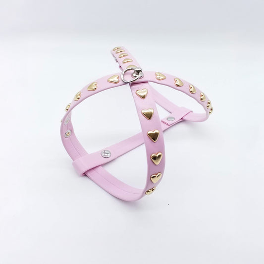 Pettorina  in Ecopelle con Cuori