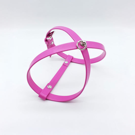 Pettorina in Ecopelle Fucsia