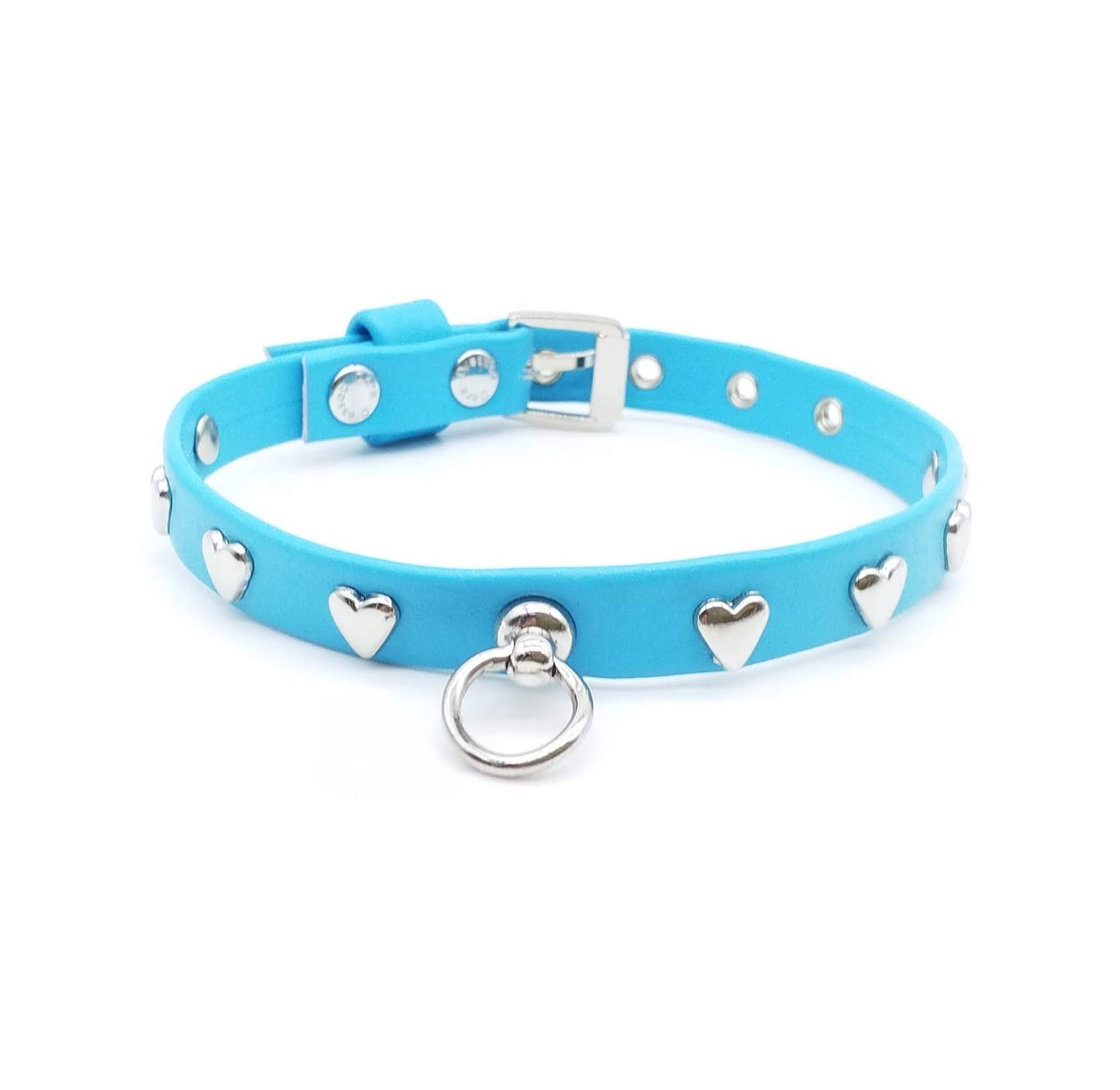 Collare in Ecopelle con Cuori