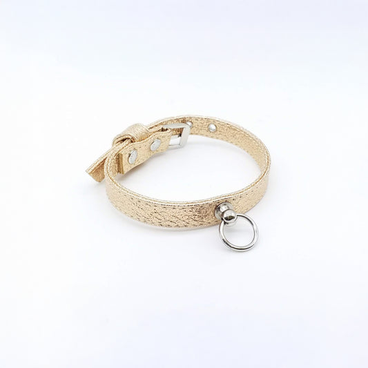 Collare in Ecopelle Oro
