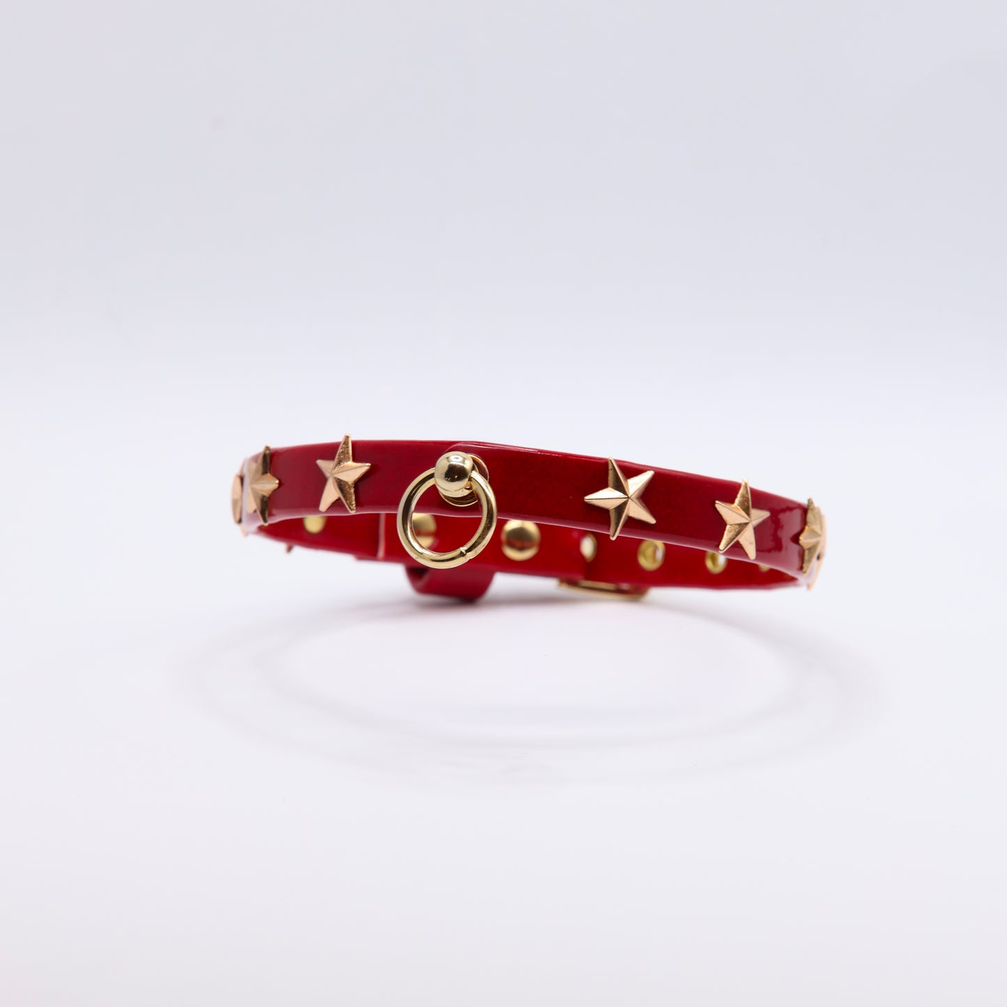 Eco-Leather Collar + Rouches Leash Set